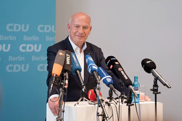 Berlin: Kai Wegner withdraws his candidacy as lead candidate for the Berlin election; press conference