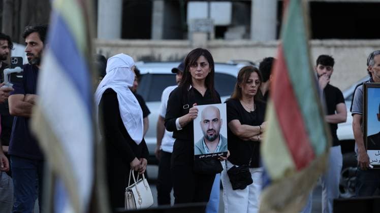 The Middle East conflict, Syria, commemorating the victims of the Suweida massacre