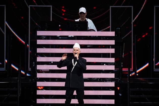 Music, Pet Shop Boys concert in Mönchengladbach