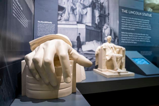 USA: Opening of the refurbished museum beneath the Lincoln Memorial in Washington