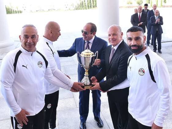Egypt, 2026 FIFA World Cup, Abdel Fattah al-Sisi welcomes the national team in El Alamein