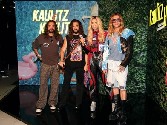 Celebrity: Tom and Bill Kaulitz at the unveiling of their wax figures at Madame Tussauds in Berlin