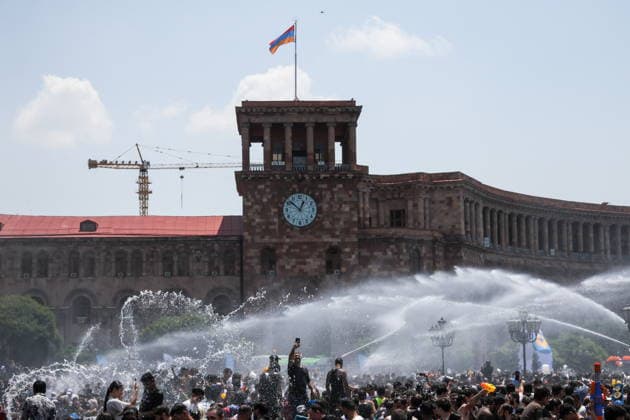 Armenia, Vardavar celebrations in Yerevan