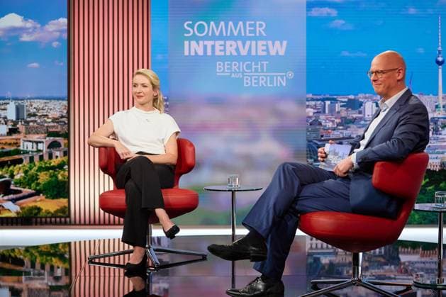 Berlin: Ines Schwerdtner in the ARD summer interview