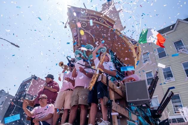 USA: Italian community celebrates the Giglio Festival in New York