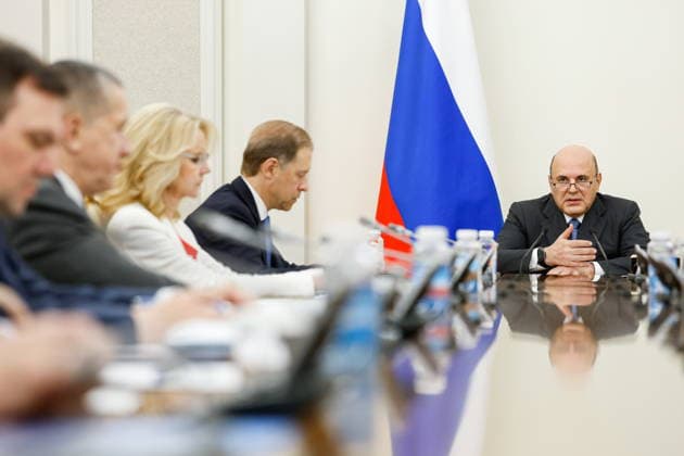 Russia: Mikhail Mishustin chairs a government meeting in Moscow