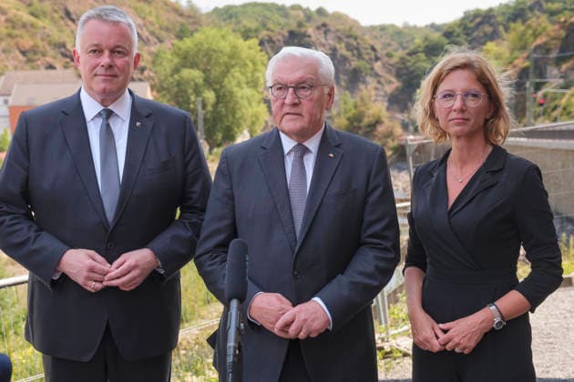 Rhineland-Palatinate, commemorative event to mark the anniversary of the floods in the Ahr Valley