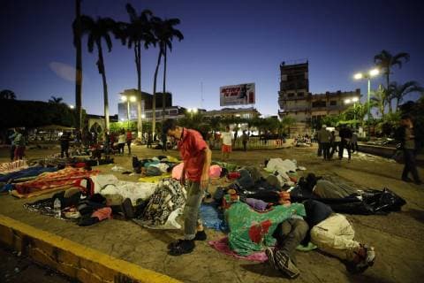 Mexico, Honduran Migrants in Chiapas