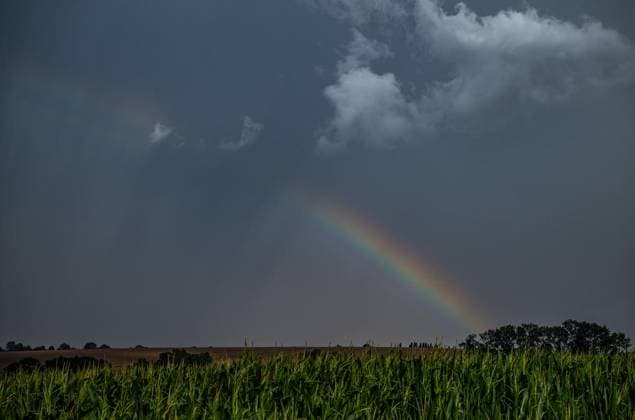 Thuringia, severe weather over Mühlhausen