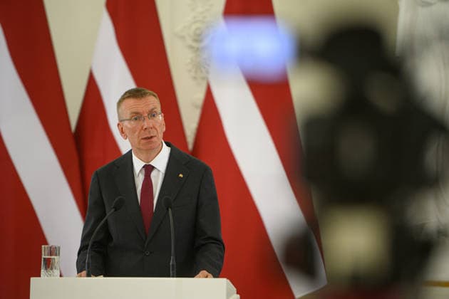Lithuania: Gitanas Nauseda meets Edgars Rinkevics in Vilnius