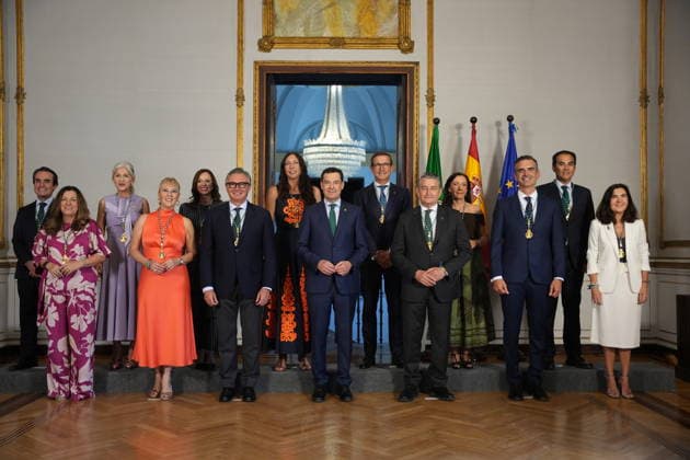 Spain, swearing-in ceremony for the ministers of the new Andalusian government