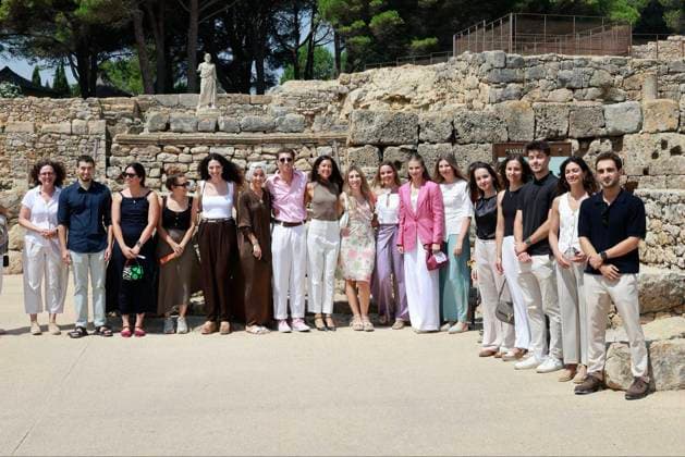 Royals, Spain: Princess Leonor and Princess Sofia visit the archaeological site of Empuries near Barcelona