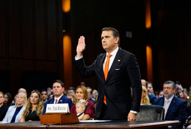 USA, Todd Blanche’s confirmation hearing for the post of Attorney General in Washington DC