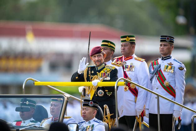 Brunei, celebrations to mark the birthday of Sultan Haji Hassanal Bolkiah Mu’izzaddin Waddaulah in Bandar Seri Begawan