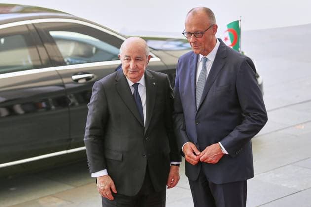 Berlin: Friedrich Merz welcomes Abdelmadjid Tebboune