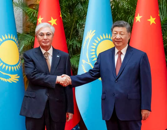 China: Xi Jinping meets Kassym-Jomart Tokayev in Shanghai