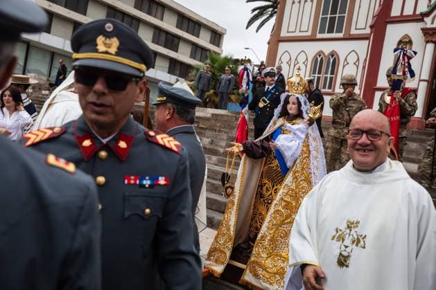Chile, Virgin of Carmen Procession