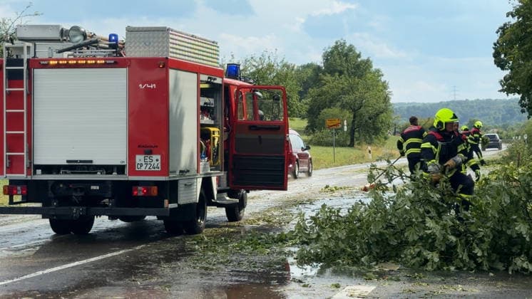 Baden-Württemberg, severe weather in Metzingen