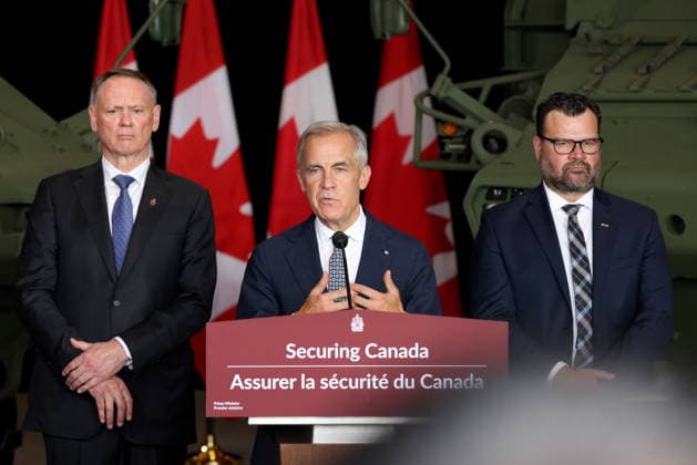Canada: Mark Carney visits General Dynamics in London