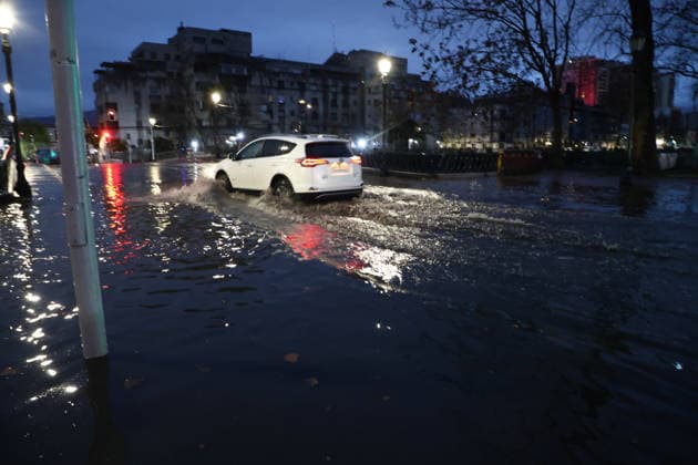 Chile, flooding in Santiago