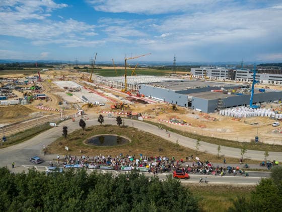 Austria: Protest against Google data centre in Kronstorf