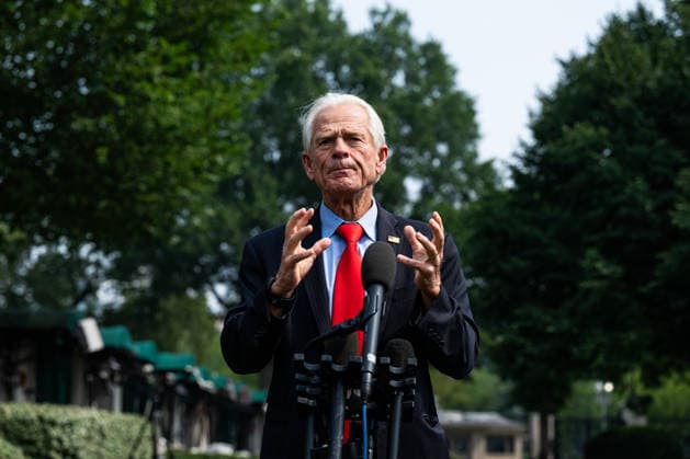 USA: Peter Navarro’s press statement in Washington