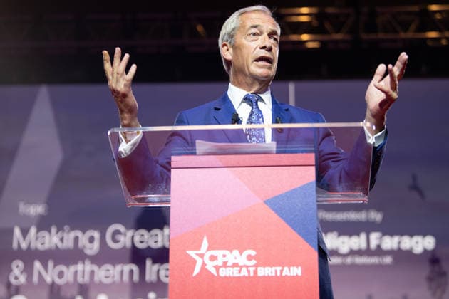 United Kingdom, CPAC Great Britain with Nigel Farage in London
