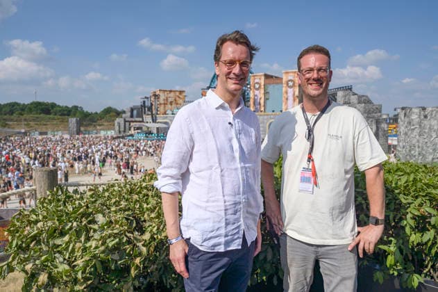 NRW: Hendrik Wüst attends the Parookaville Festival in Weeze