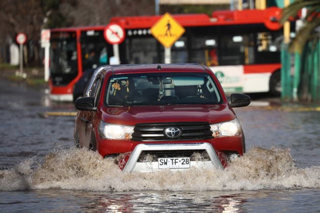 Chile, flooding in Santiago