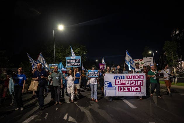 Israel: Protest against the government in Jerusalem