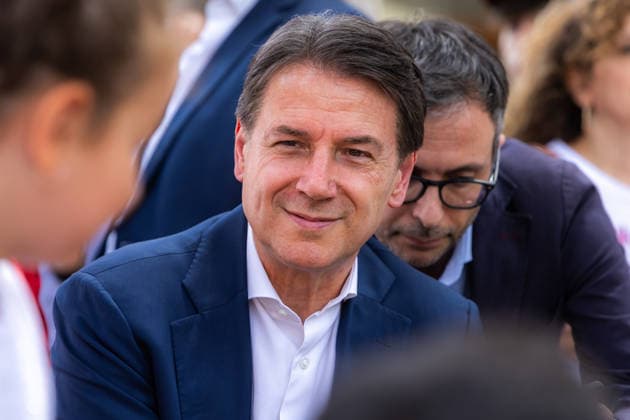 Italy: Giuseppe Conte at an anti-Mafia debate in Palermo