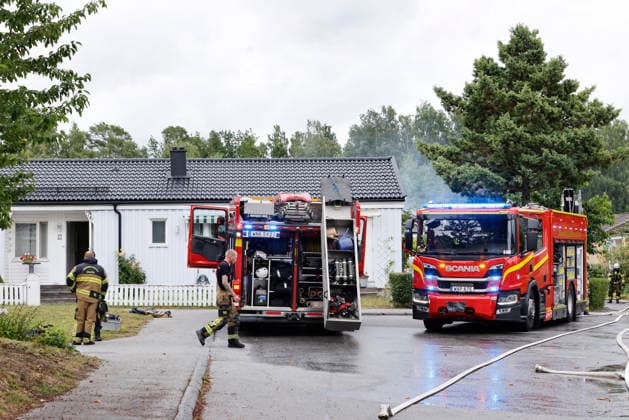 Sweden: Fire in a terraced house in Botkyrka, south of Stockholm