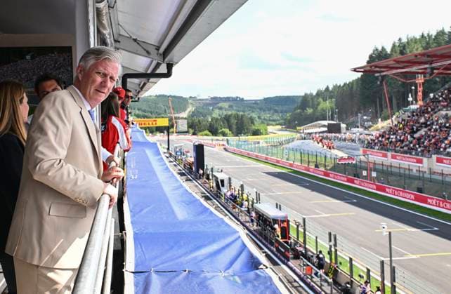 Royals: King Philippe of Belgium attends Formula 1 race at Spa-Francorchamps