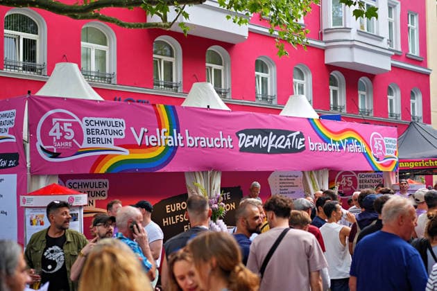 Berlin, Lesbian and Gay City Festival in Schöneberg