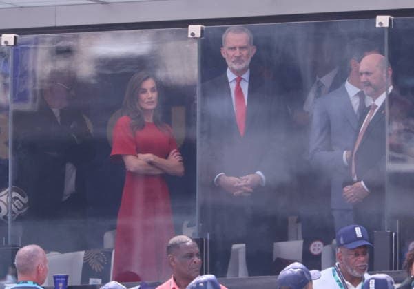 Royals: King Felipe and Queen Letizia of Spain at the World Cup final