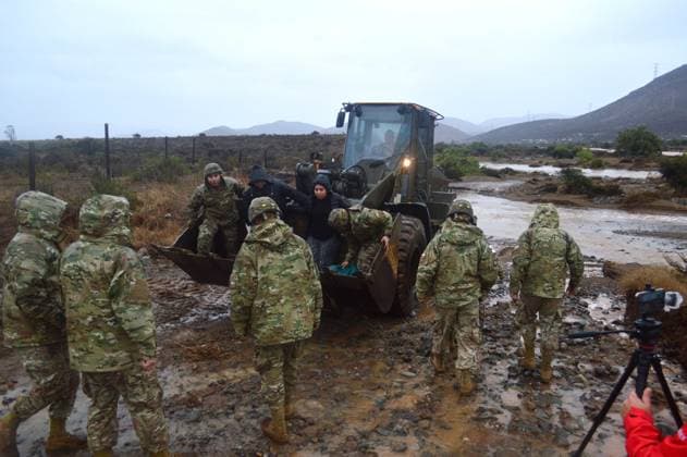 Chile: Rescue operations following flooding in Coquimbo