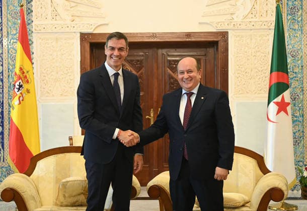 Algeria: Prime Minister Sifi Ghrieb meets Spain’s Prime Minister Pedro Sánchez in Algiers