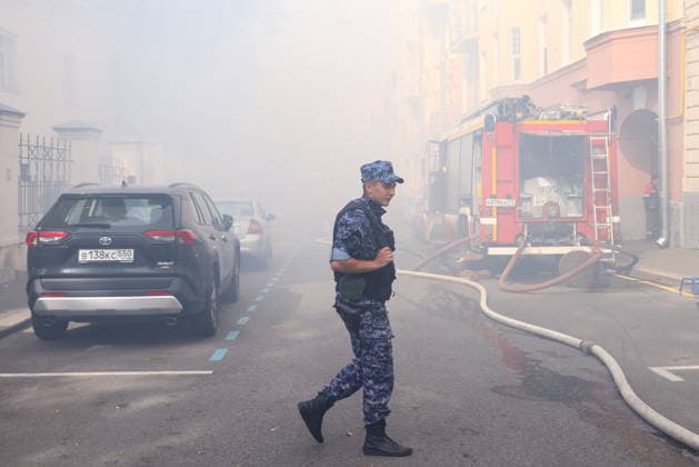 War in Ukraine, Russia, Ukrainian drone attack on Moscow