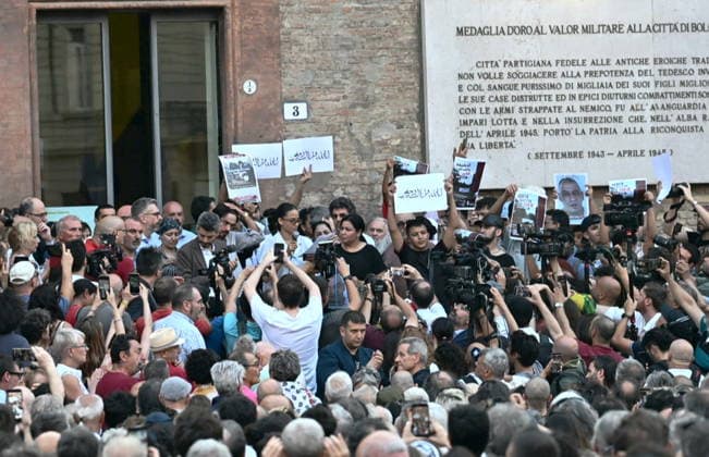 Italy: Protests against police violence following the death of Abderrahim Fakir in Bologna