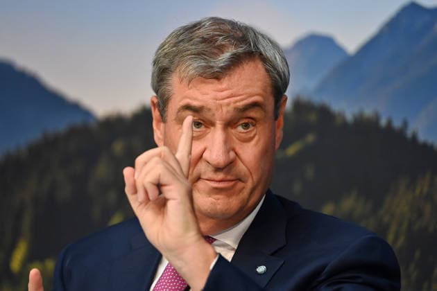 Bavaria, press conference following the State Government’s cabinet meeting in Munich