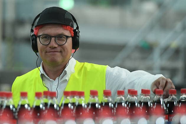 NRW: Jochen Ott visits the Coca-Cola plant in Mönchengladbach