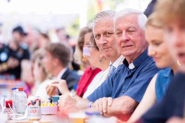 Royals: The Belgian Royal Family at the ‘Tout Le Monde A Table’ dinner in Brussels on National Day