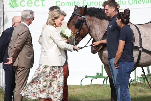 Royals, Belgium: King Philippe and Queen Mathilde visit the Libramont Agricultural Fair