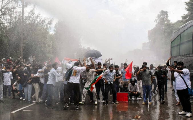 India, student protests in Patna