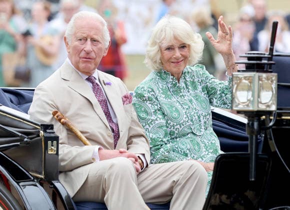 The Royals: King Charles III and Queen Camilla at the Flower Show in Sandringham