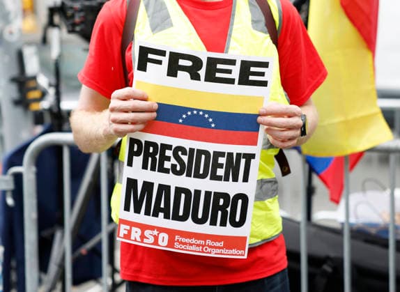 US: Protest ahead of former President Nicolas Maduro’s hearing in New York