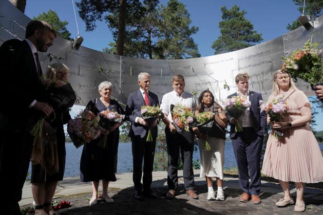 Norway, memorial service on Utøya to mark the 15th anniversary of the 2011 terrorist attack