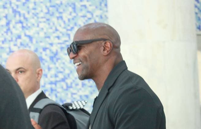 Celebrity: Terry Crews at Santos Dumont Airport