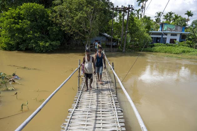 India, Flooding in Jorhat