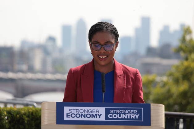 London, Kemi Badenoch’s press conference